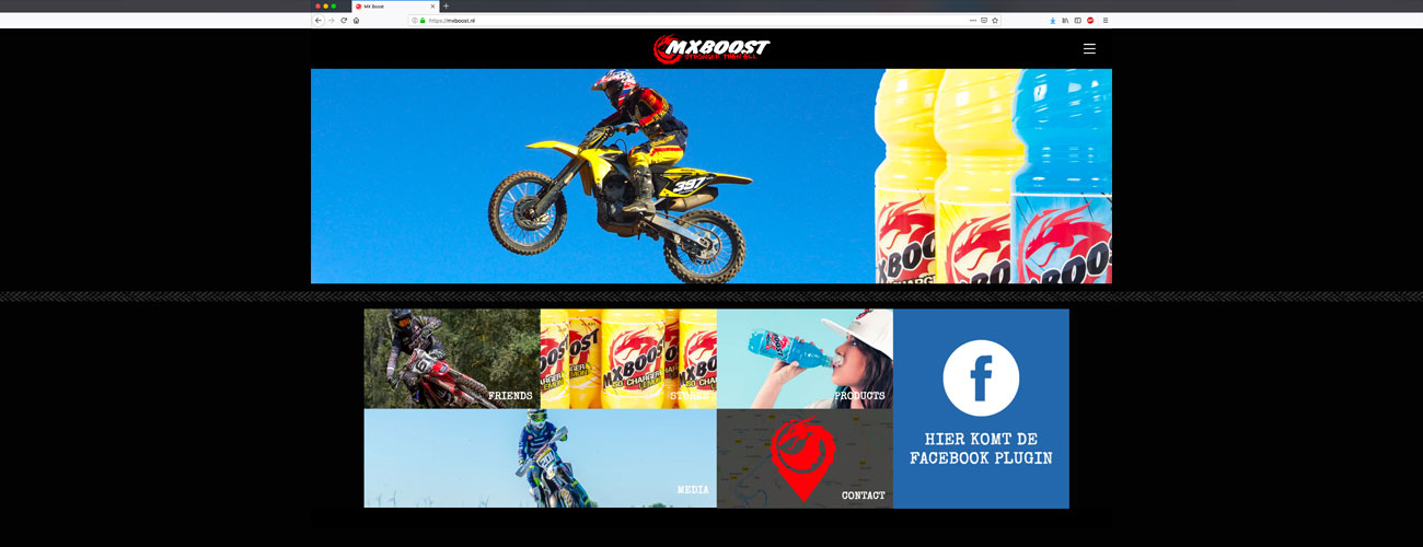 MX Boost website